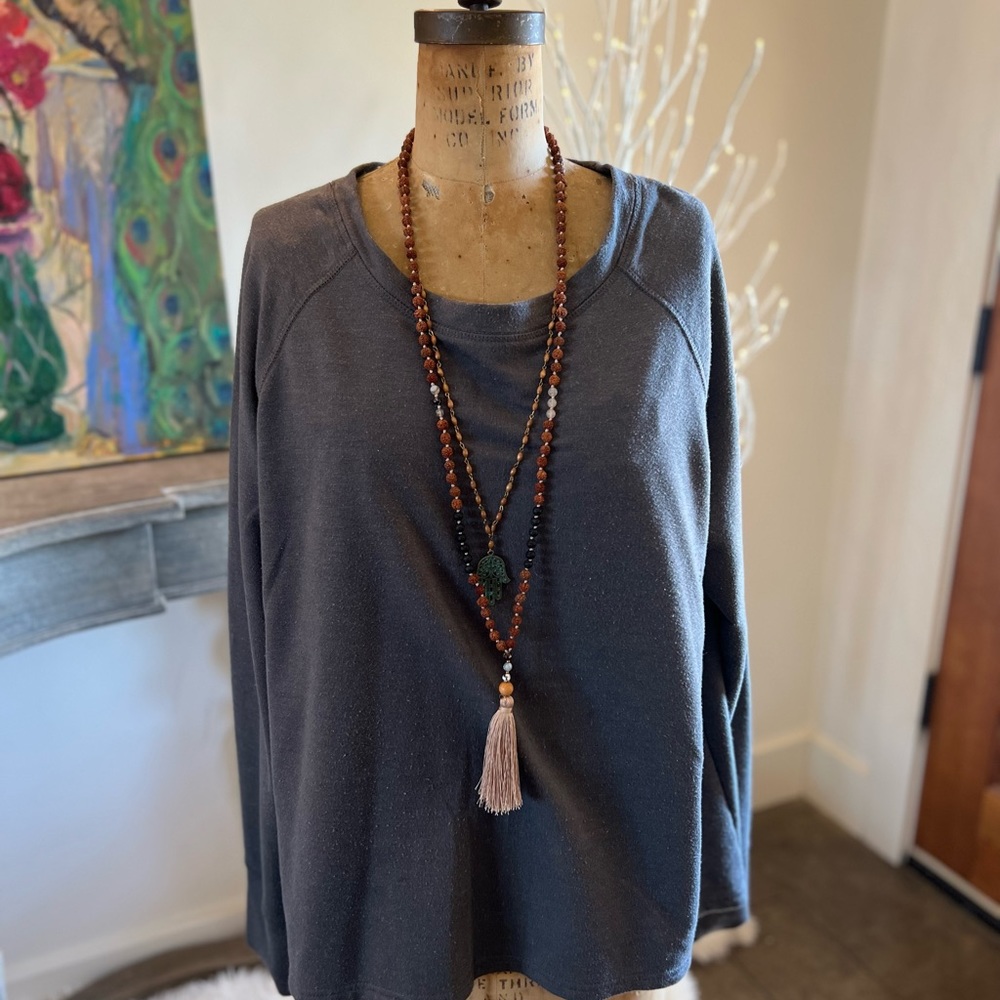 Grey light weight sweatshirt